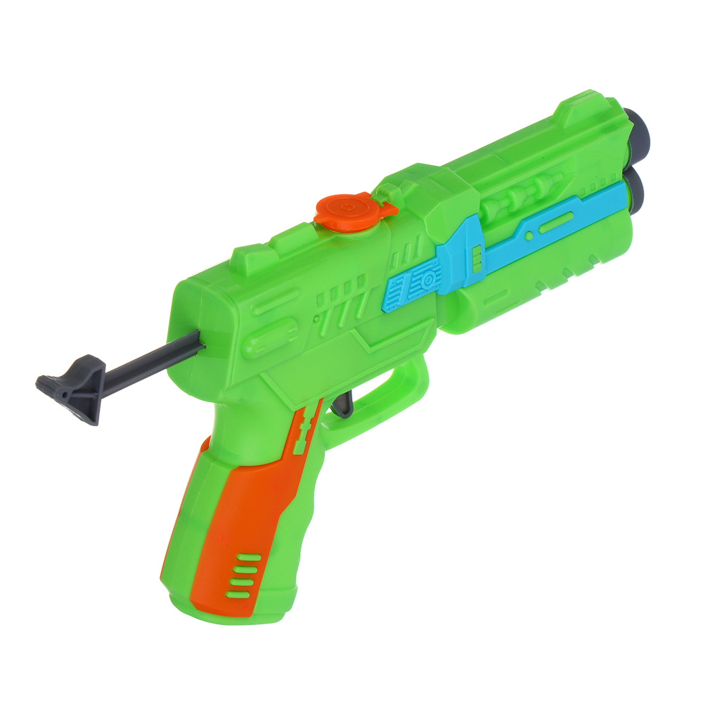 ИГРОЛЕНД Пистолет "Меткий стрелок" с патронами, ABS, 21,5х3,8х15,2 см, 4 диз - #8