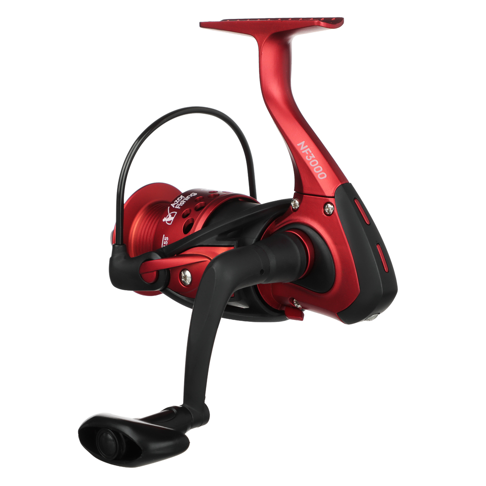 Катушка c передним фрикционом "Knight" NF-3000 тм AZOR FISHING, пластмассовая шпуля, 1bb - #4
