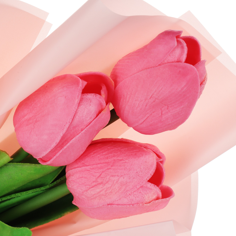 LADECOR Букет тюльпанов, материал PU, 36х13 см 4 цвета - #4