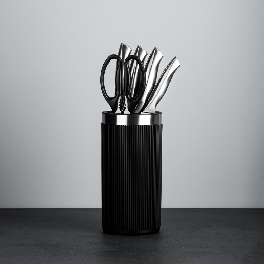 SATOSHI Саура Набор ножей кухонных 6пр, на подставке - #13