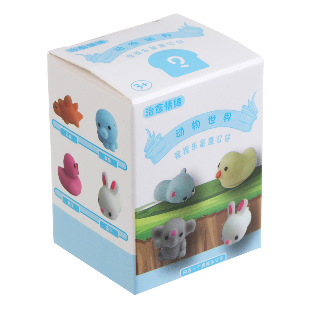 Игрушка антистресс мялка "Зоопарк", 8х5х2,5см, TPR, микс - #2
