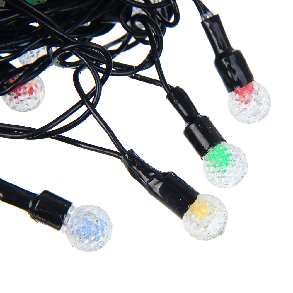 BY Гирлянда эл. вьюн улич, 20м, 160LED, шампань, пост.св., ПВХ зел, коннект, IP54, 220В (24В) - #2