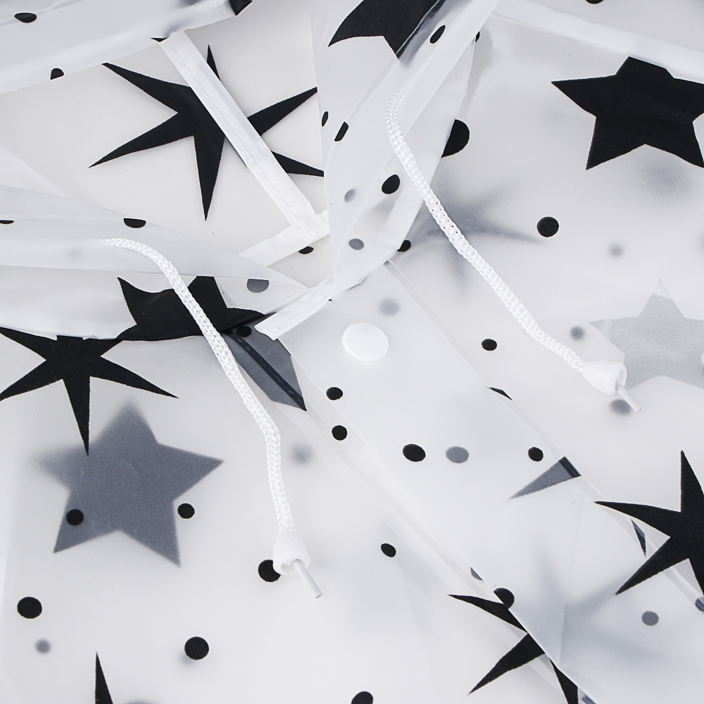 Дождевик "Звезды" тм INBLOOM, 105х62см, 110мкм, EVA - #7