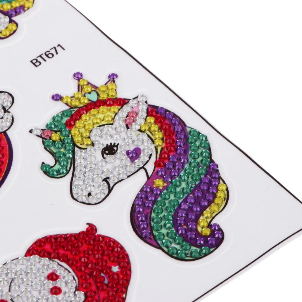 Набор для творчества "Сверкающие стикеры", ХОББИХИТ, 15х2х22,5см, PP, PVC, 2 дизайна - #10