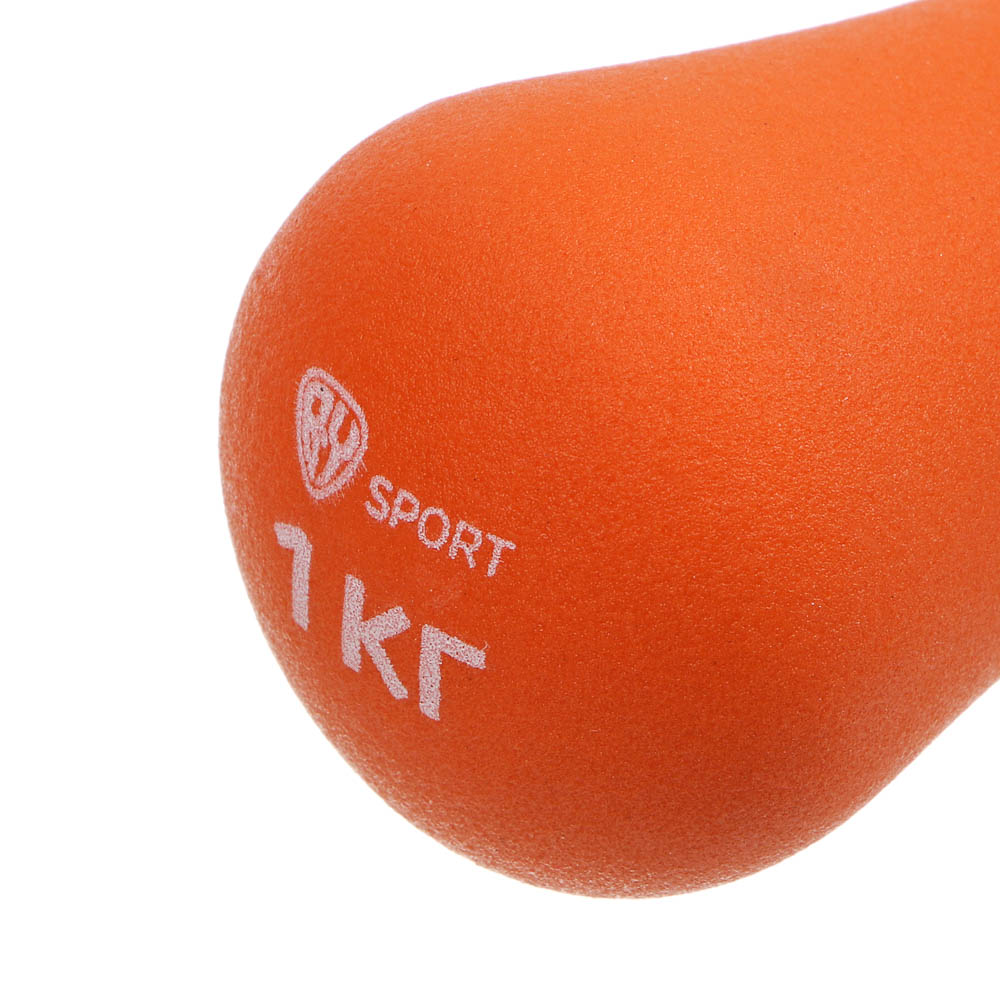 Гантель в форме кости 1кг (+- 100 гр) тм BY SPORT, металл, неопреновое покрытие - #3