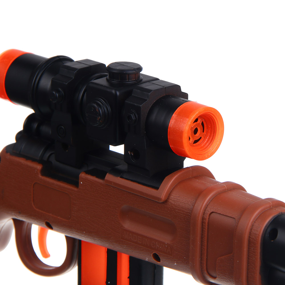 ИГРОЛЕНД Автомат "Боевой выстрел", со звуком и вибрацией , 3хАА, РР, 17x4х46 см, 2 дизайна - #7