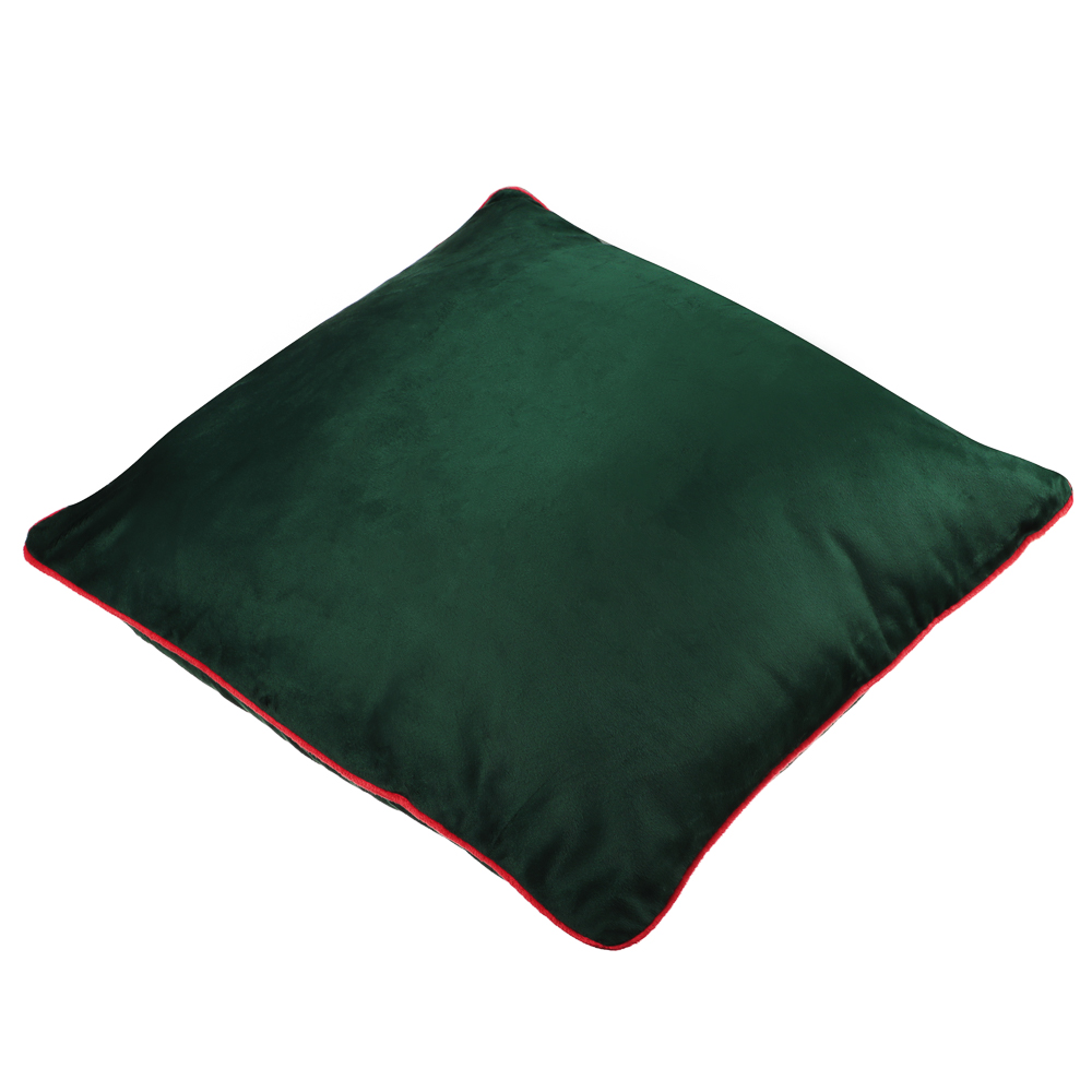 Чехол для подушки Provance "Асти", зеленый, с окантовкой - #2