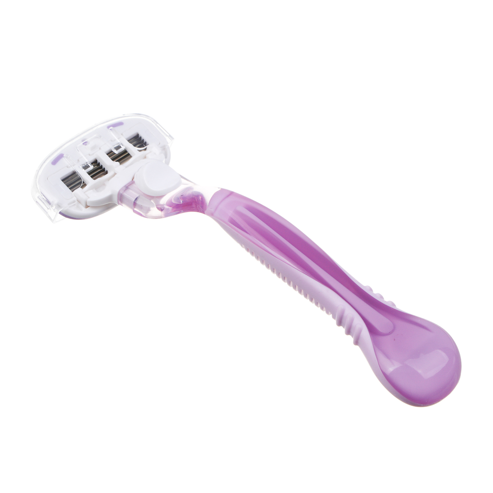 PROWAY Станок для бритья женский (5 лезвий) + 2 сменных кассеты, пластик - #2