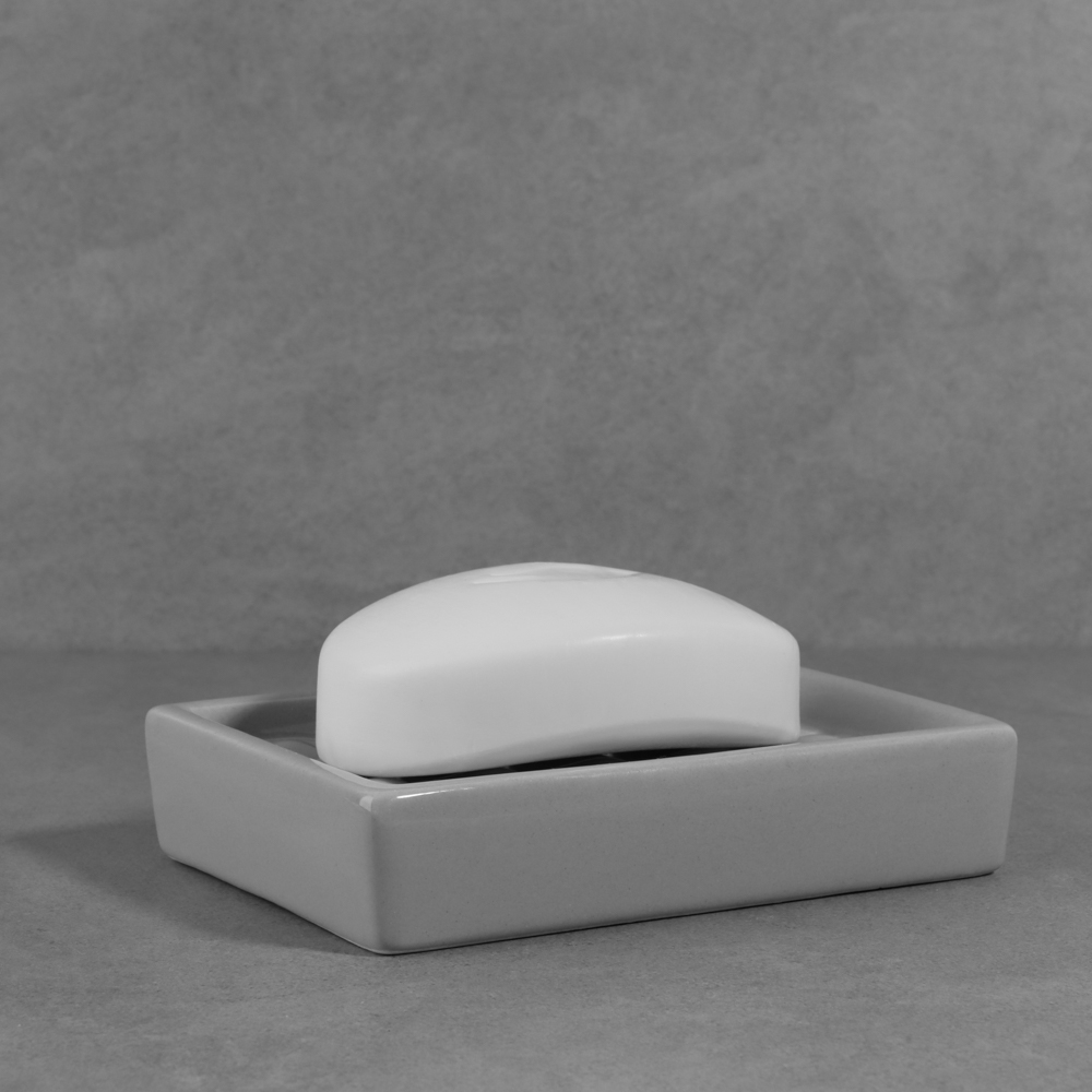 VETTA Мыльница "Грани будущего", керамика, серый - #4