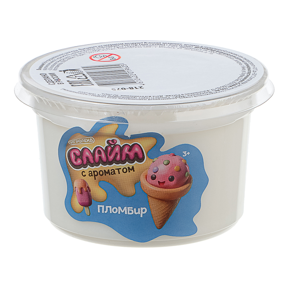 ИГРОЛЕНД Игрушка для детей из полимерных пластичных масс, "Слайм" с ароматом, 100 мл, 6 дизайнов - #7