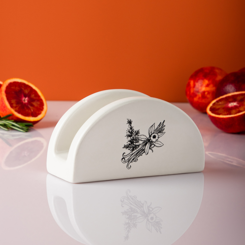 MILLIMI Китчен Салфетница, 13,5х5,5х7см, керамика - #7