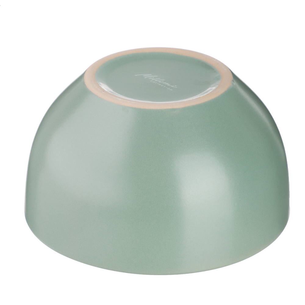 MILLIMI Салатник 710мл, 14х8см, керамика, оливковый - #5