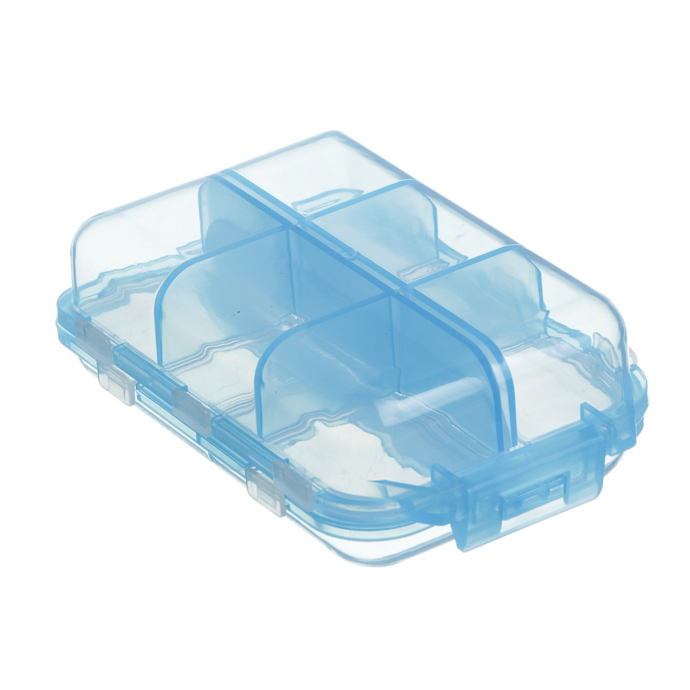 VETTA Бокс для таблеток 10 ячеек, 9х6х3 см, пластик - #2