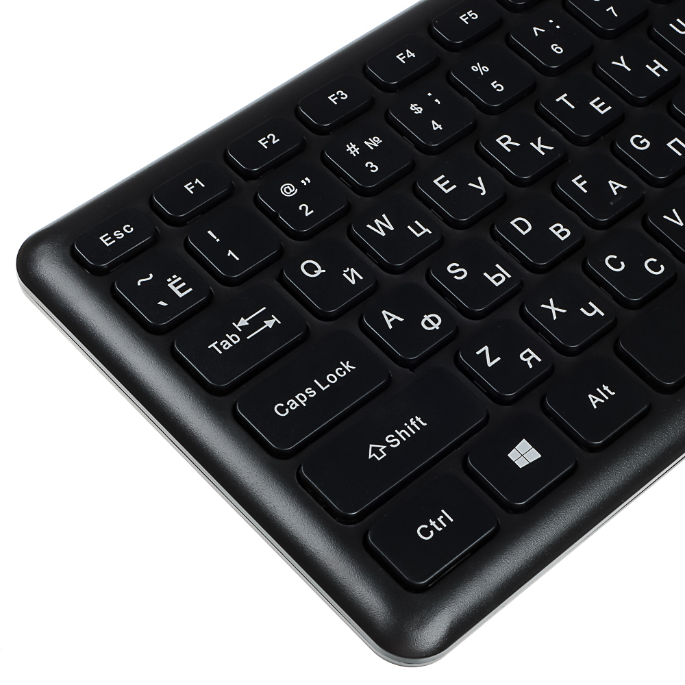 FORZA Клавиатура проводная, черный, 382x126x21.3мм, кабель 150см - #6