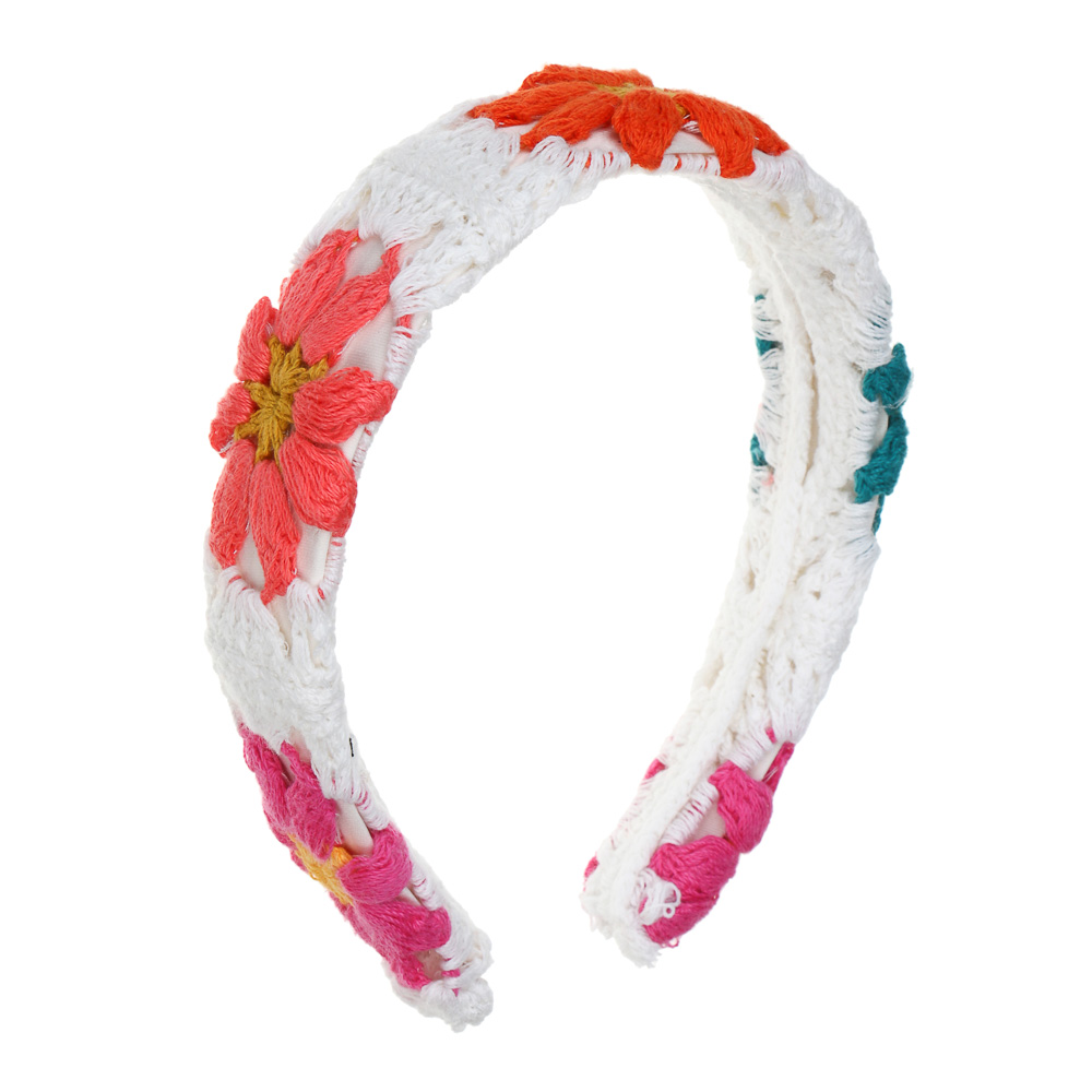 ЮНИLOOK Ободок для волос, 3,5см, полиэстер, пластик, 3 дизайна - #2