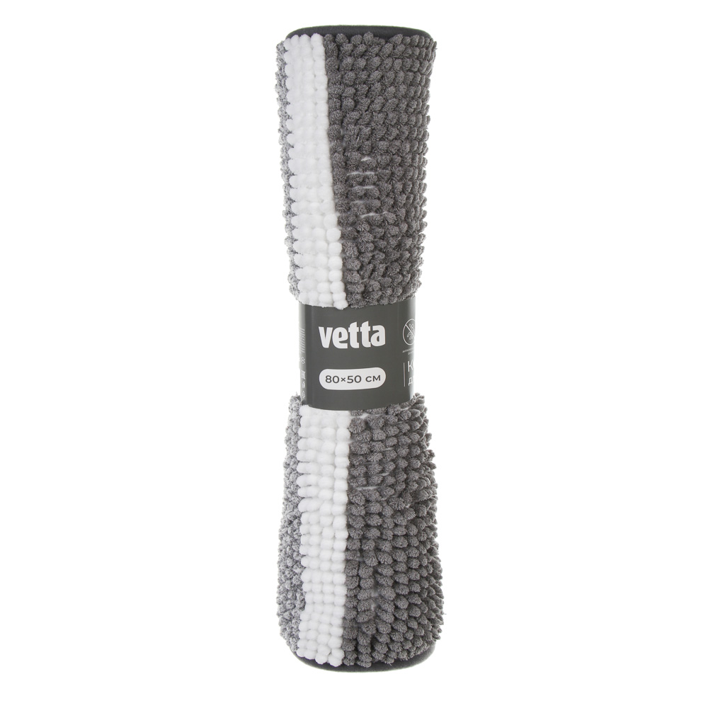 Коврик для ванной комнаты тм VETTA Soft, синель 1100г/м²,  80х50см, 2 дизайна - #6