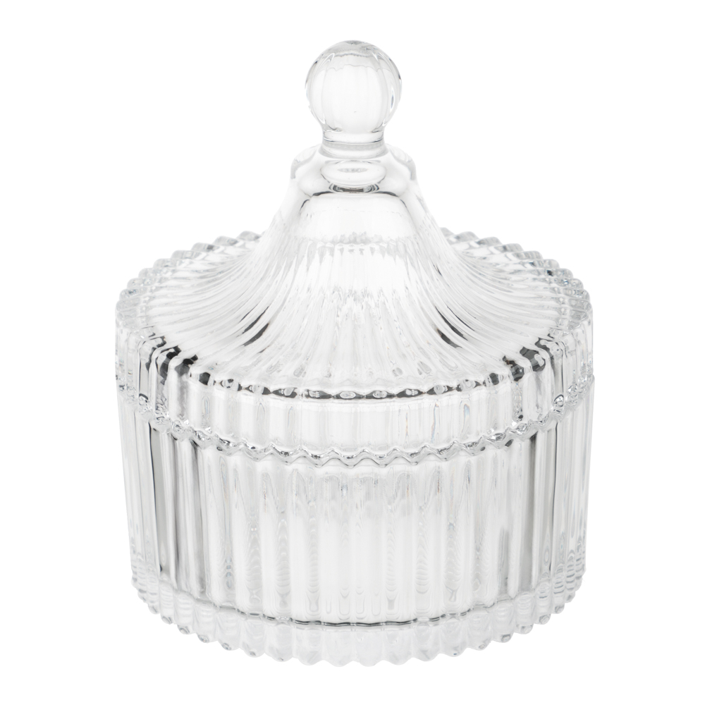 Сахарница стекло 10.5x12.5см - #1