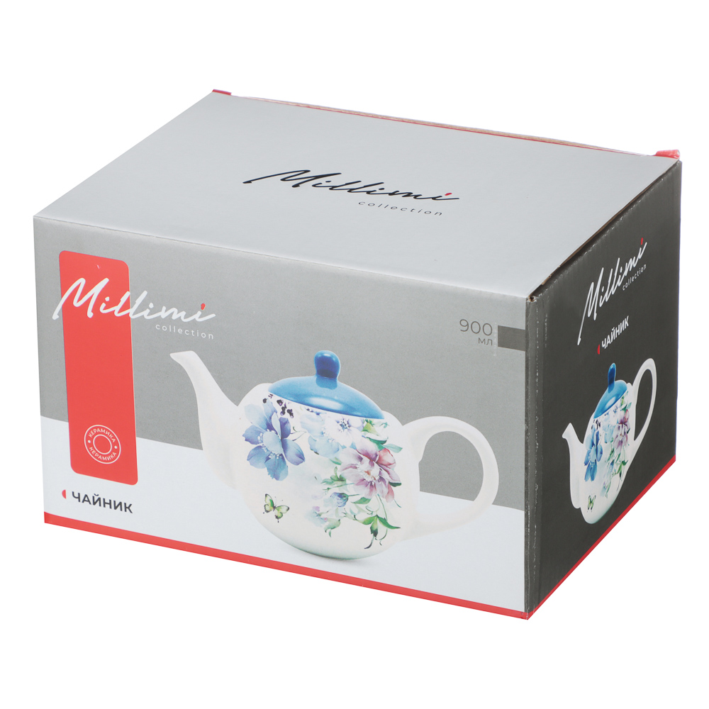 Чайник заварочный 900мл, тм MILLIMI Гарден, керамика - #6