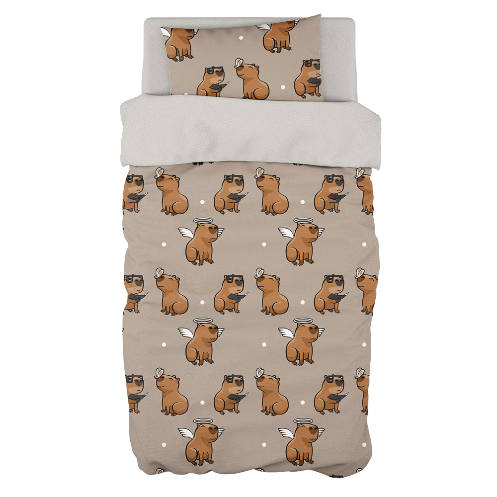 PROVANCE Капибары Комплект постельного белья 1,5 (3 предмета), бязь, 100% хлопок - #2