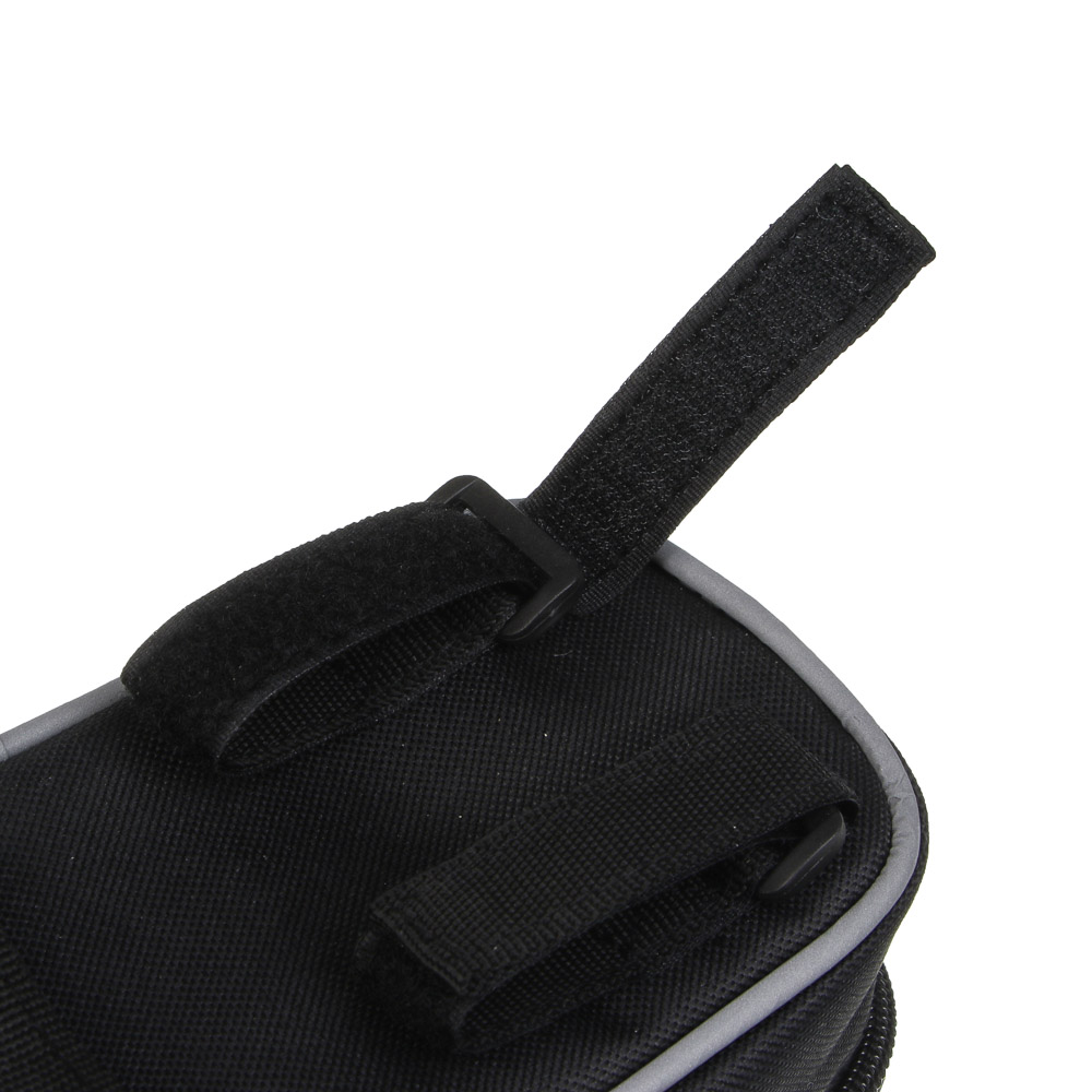 Велосумка на руль, тм BY SPORT, 18х8см, оксфорд 600D, ПВХ, черная - #5