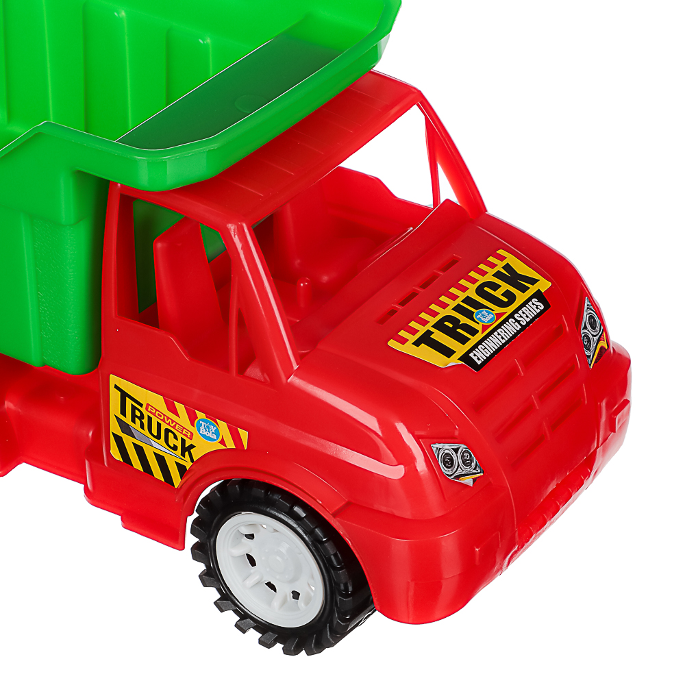 ИГРОЛЕНД Игрушка камазик, пластик, 11x23x13 см, 4 дизайна, для детей 3+ - #5