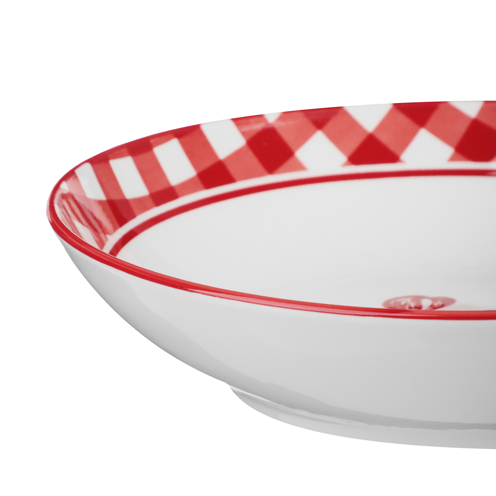 Салатник Черри тм MILLIMI, 20см, фарфор, белый - #2