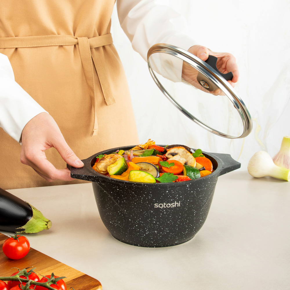 SATOSHI Монфор Казан 20х11,5см, 2,7л, литой алюминий, индукция - #12