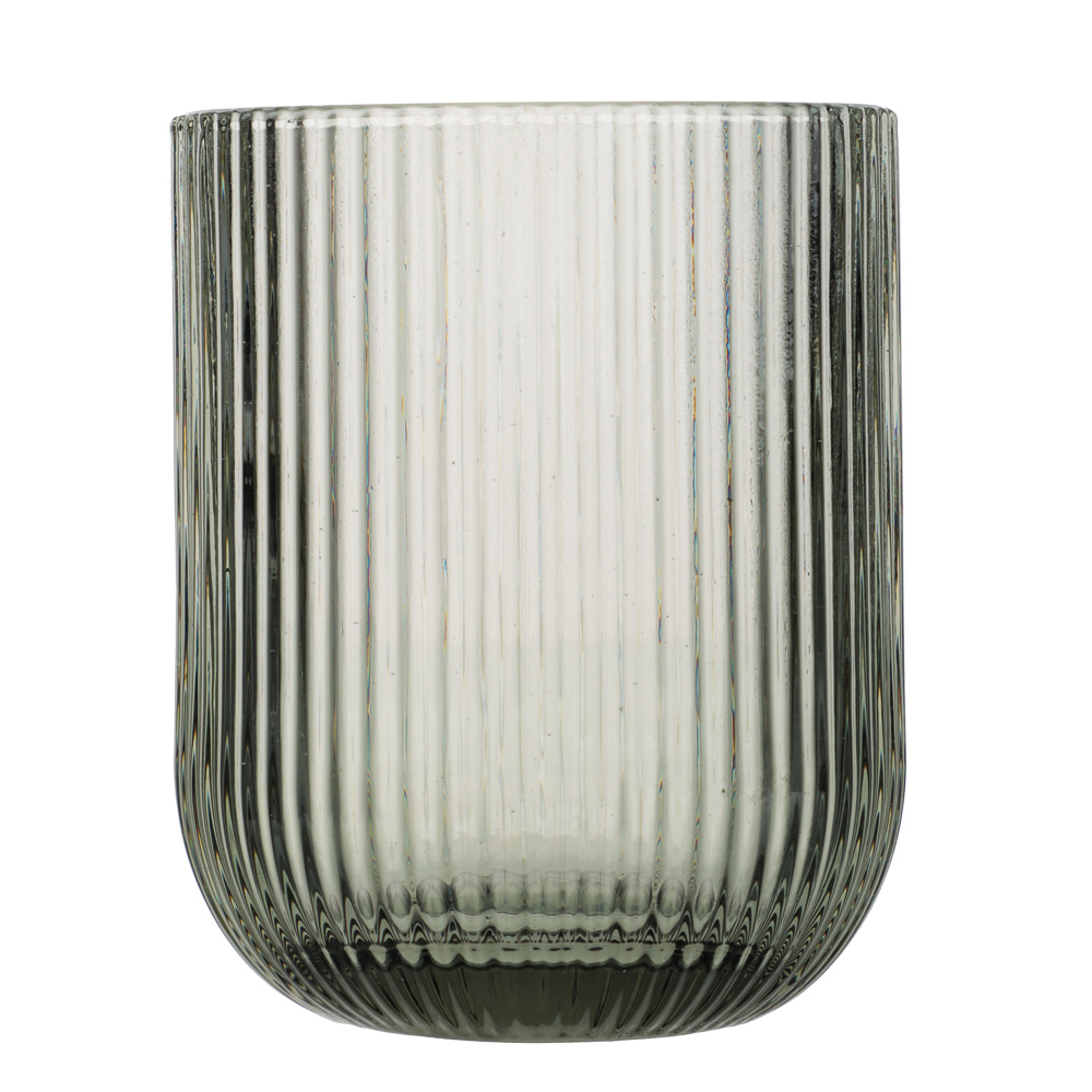 MILLIMI Стакан Грея, 250мл, стекло, серый, рифленый - #2