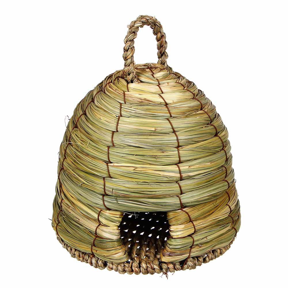 INBLOOM Домик для птиц из соломы, 24x20см - #2