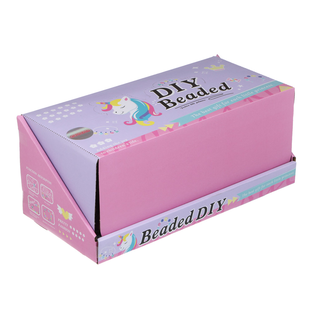 ИГРОЛЕНД Набор бижутерии в боксе "Единорожка" 2 пред., 6,5х12 см, ABS, металл, текстиль, 2 вида - #6