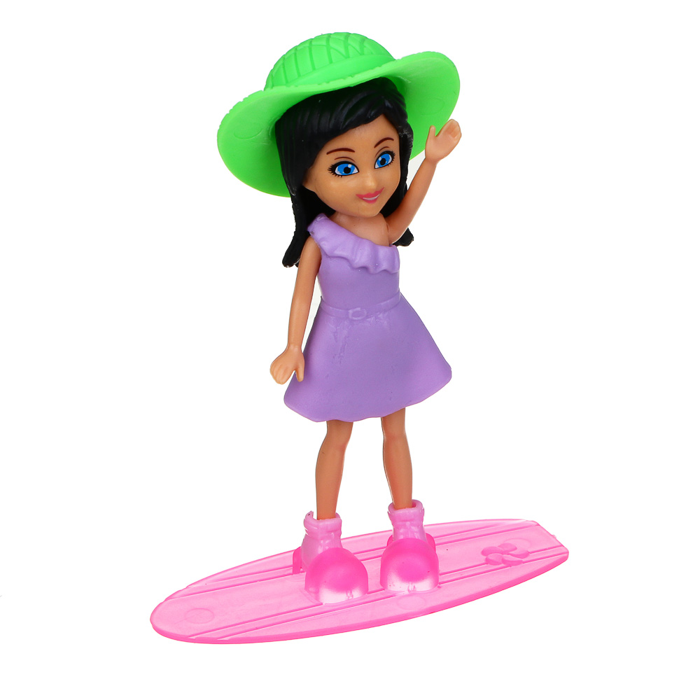 ИГРОЛЕНД Кукла 9 см в сумочке с акс., PP, PVC, ABS, 13х11 см, 4 дизайна - #7