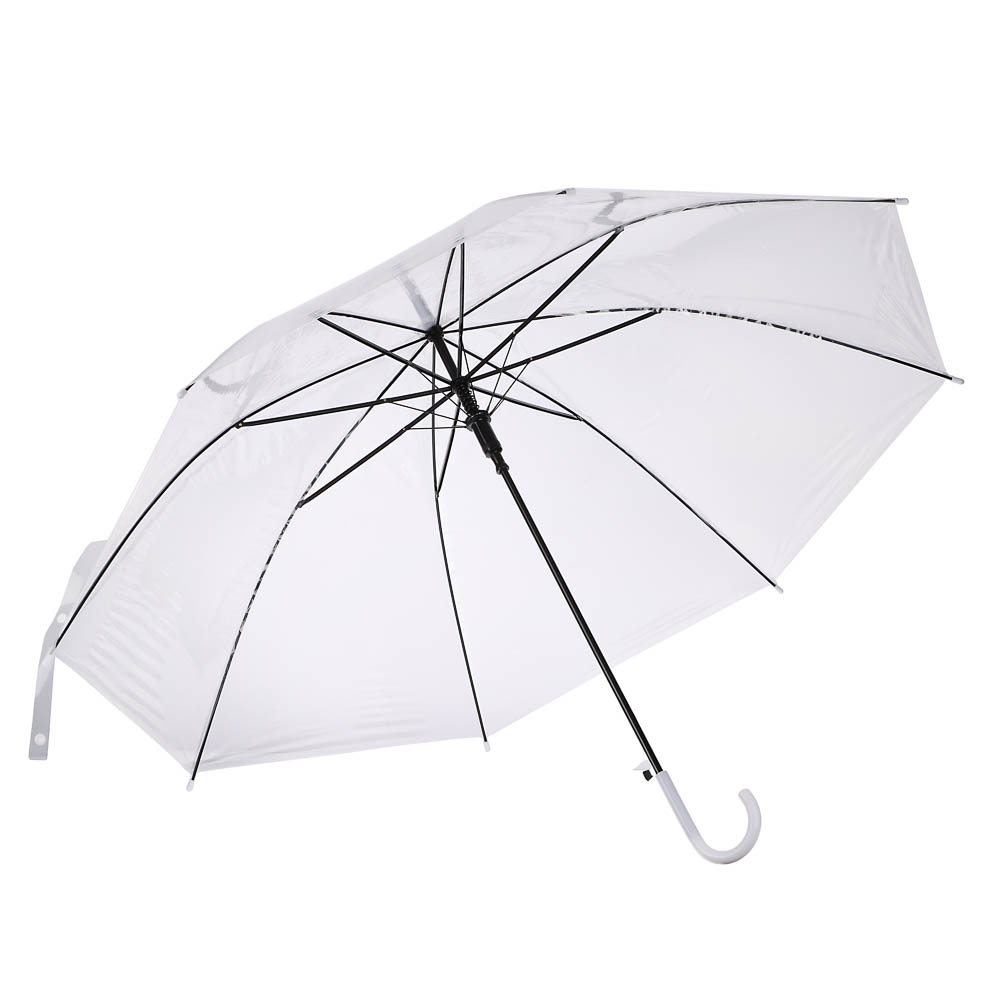 Зонт-трость прозрачный, диаметр 90 см, 8 спиц, ЭВА, пластик, сплав, 3 цвета - #14