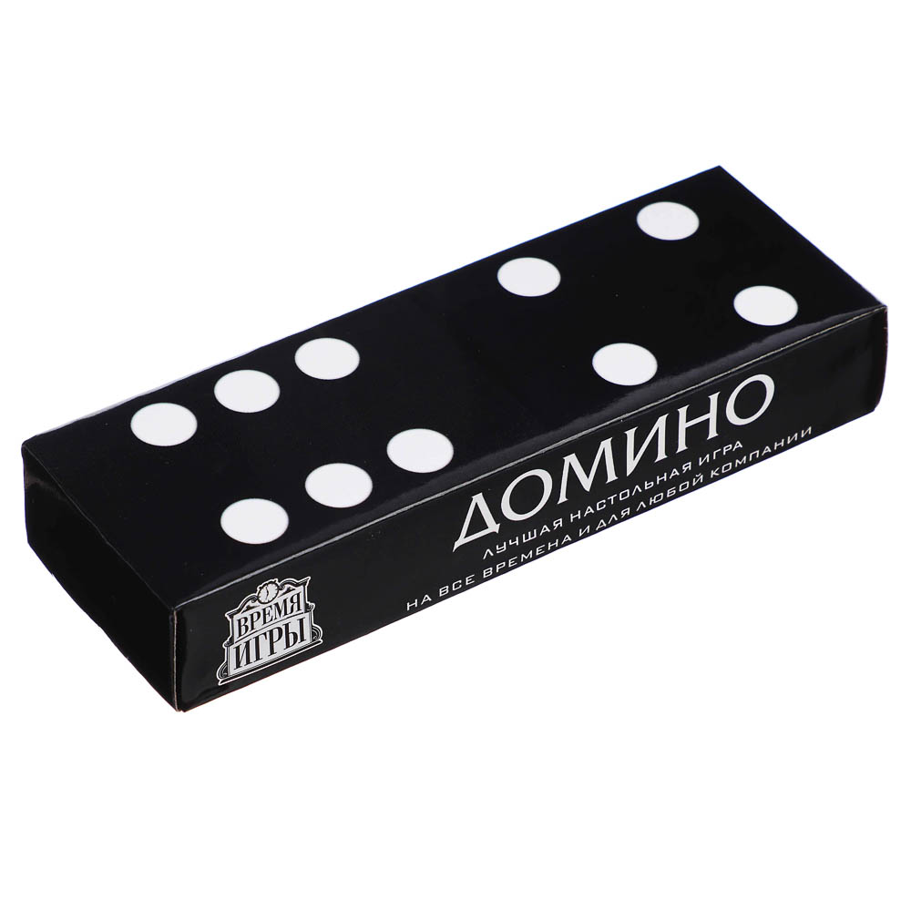 Домино настольная игра "Время игры", костяшка 3,7х1,9 см, 5377406 - #3