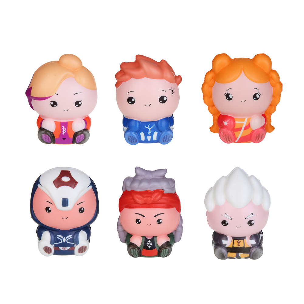 BY Игрушка - антистресс, мялка "Русские супергерои", PU, 13,5х17см, 6 дизайнов - #2