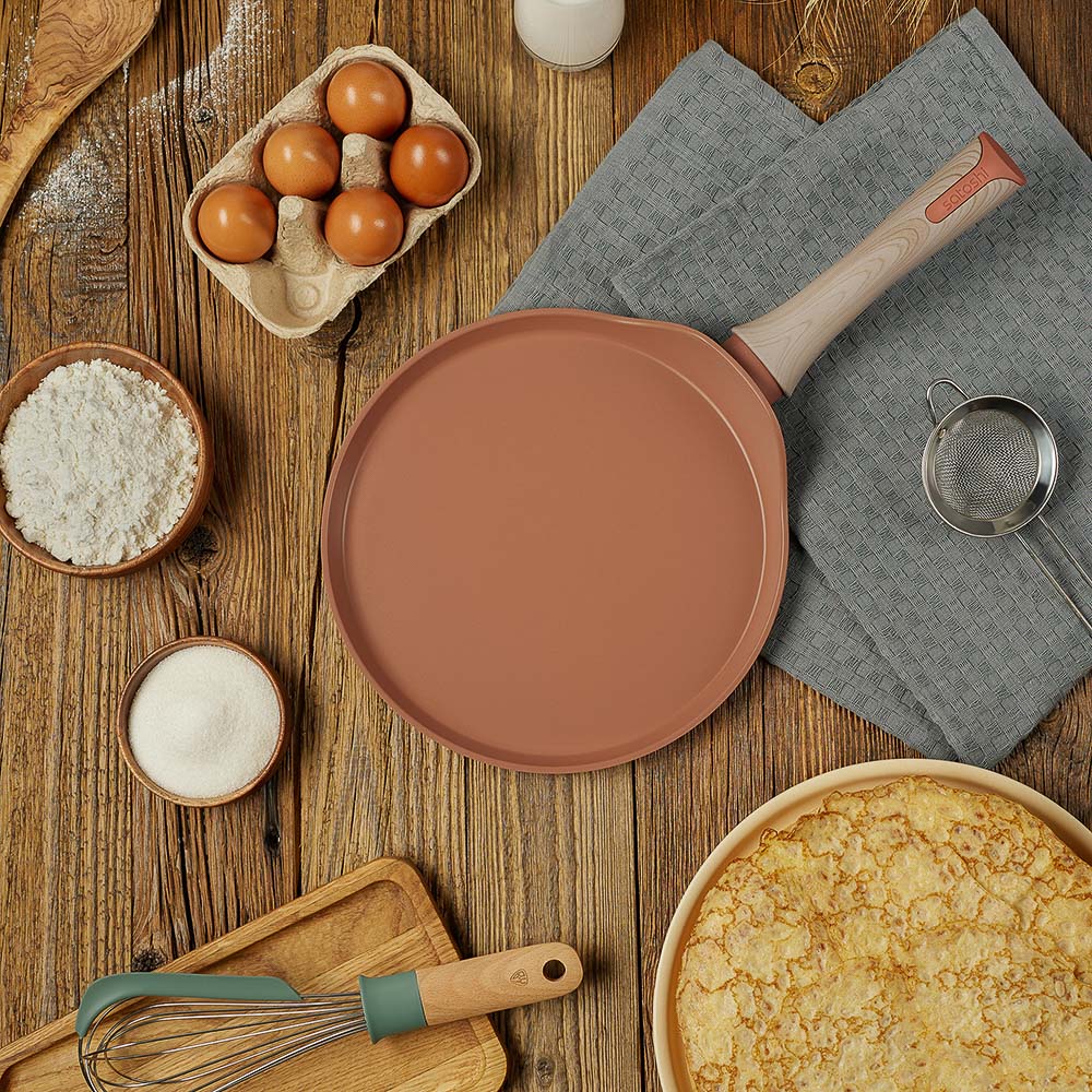 SATOSHI Комбелло Сковорода литая блинная d24см, антипригарное покрытие, индукция - #11