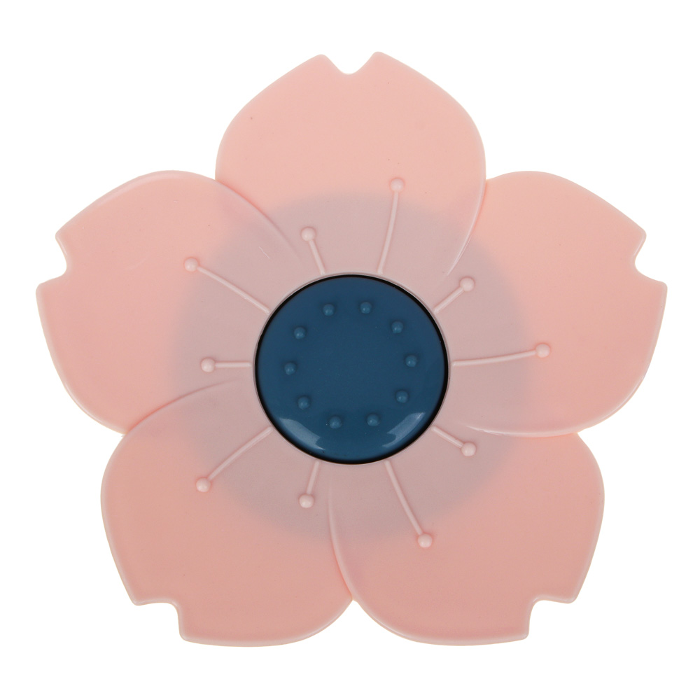 VETTA Мыльница, пластик, 14х14х2,5 см, Цветы - #4