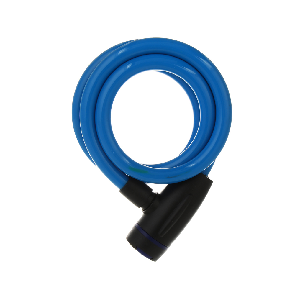 Замок велосипедный тм BY SPORT, противоугонный, тросовый, 1200х12мм, металл, пластик, 3 цвета - #7