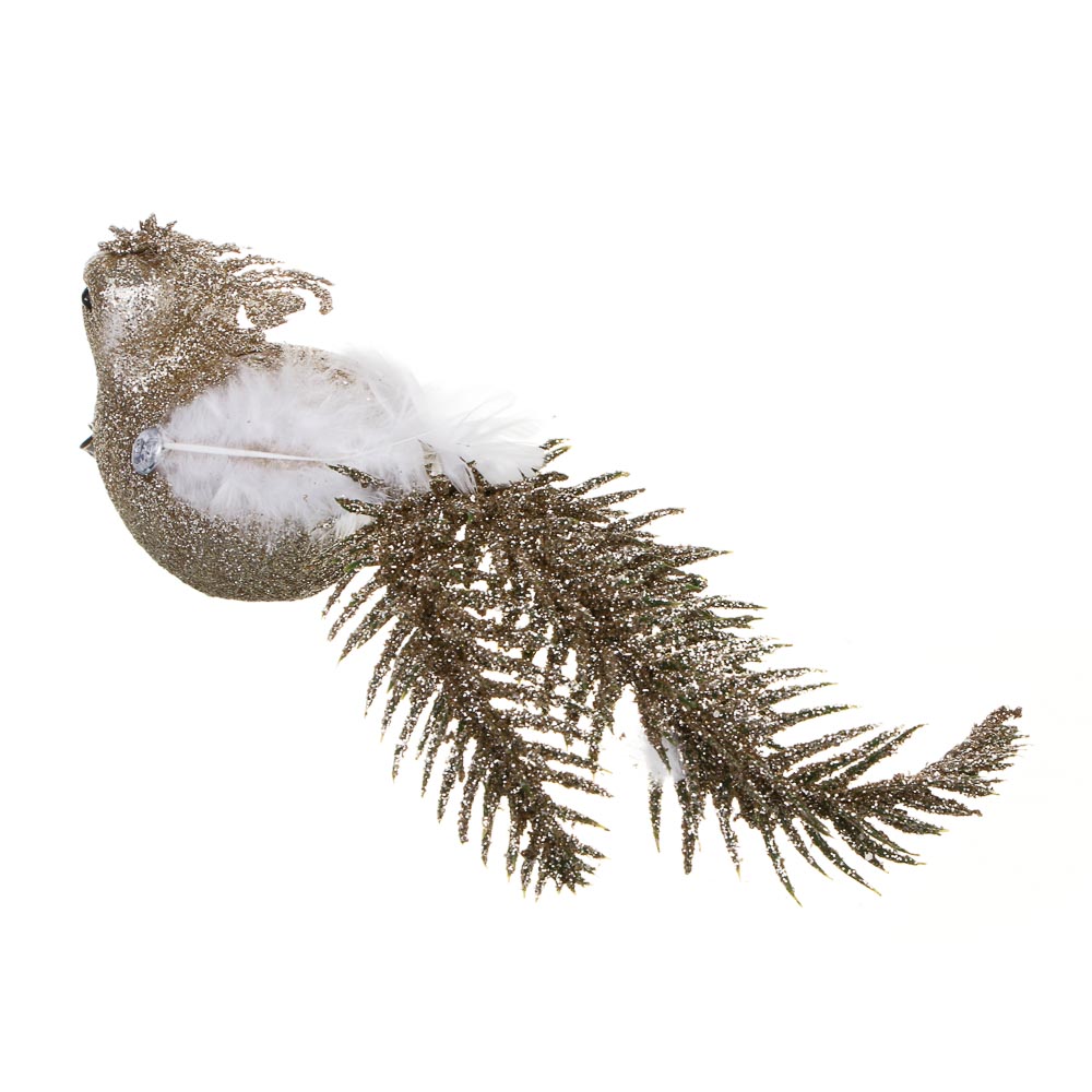 СНОУ БУМ Птица на прищепке 1шт, 5x20 см, пластик, 26-706 - #2