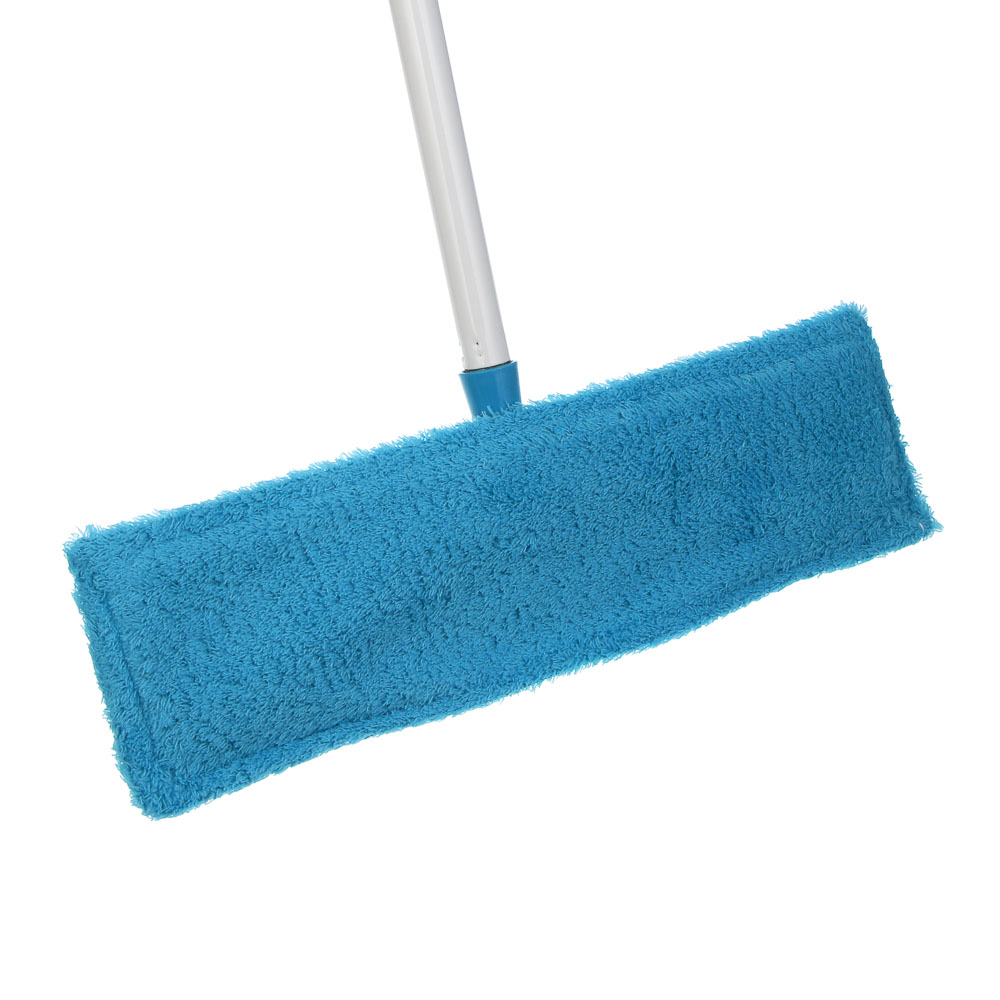 VETTA Швабра с насадкой из микрофибры, черенок 120 x d2,2см без телескопа, металл 0,2мм - #3