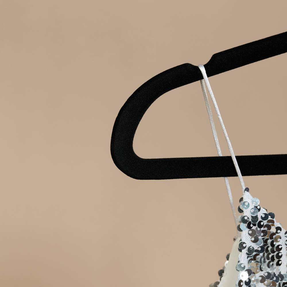 VETTA Набор вешалок для одежды 4шт, 42см, с покрытием флок - #11