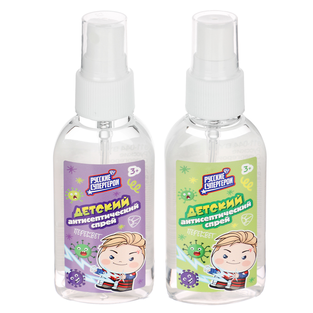 BY Русские Супергерои Антибактериальный лосьон для рук, детский, 55мл - #1