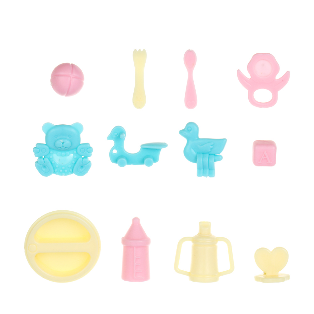 ИГРОЛЕНД Кукла 28 см с животиком и с детьми и акс., PVC, ABS, полиэстер, 21х7,1х33 см, 2 диз - #8