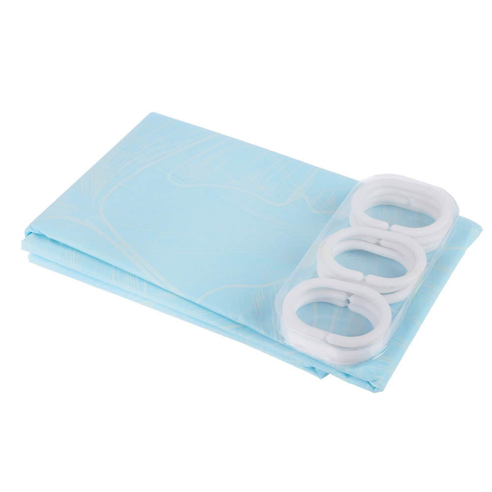 Шторка для ванной тм VETTA Марсельеза, ПЕВА 22 г/м2, 180x180см, 4 дизайна - #9