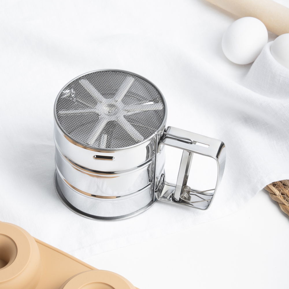 VETTA Кружка-сито для просеивания муки, d10см, объем 375гр, нерж.сталь - #8