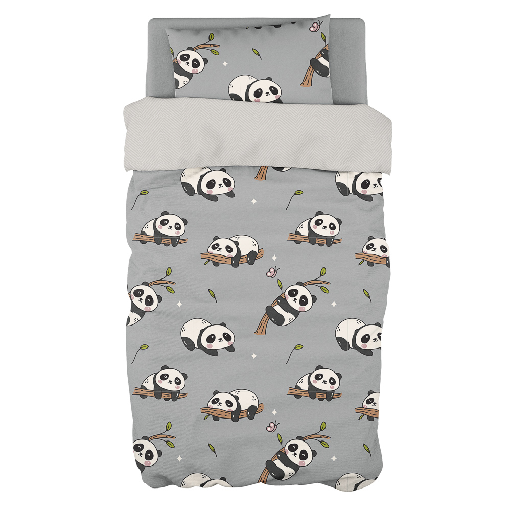 PROVANCE Панда Комплект постельного белья 1,5 (3 предмета), бязь, 100% хлопок - #2