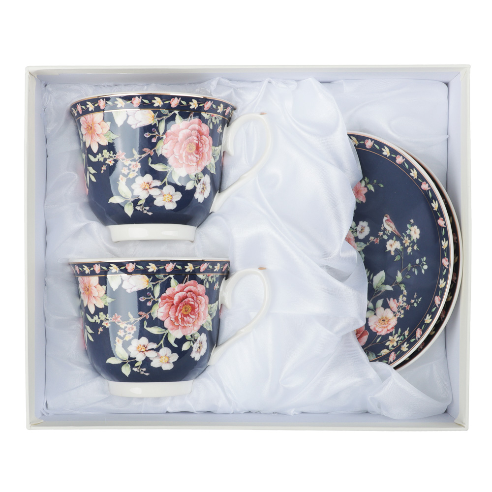 Набор чайный 4 пр., 225мл, MILLIMI, Кобальт, фарфор - #7