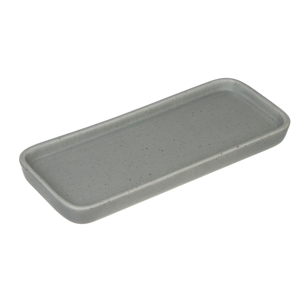 Подставка для набора в ванную комнату тм VETTA Сиена, доломит, серый, 26,3x11x2,2см - #1