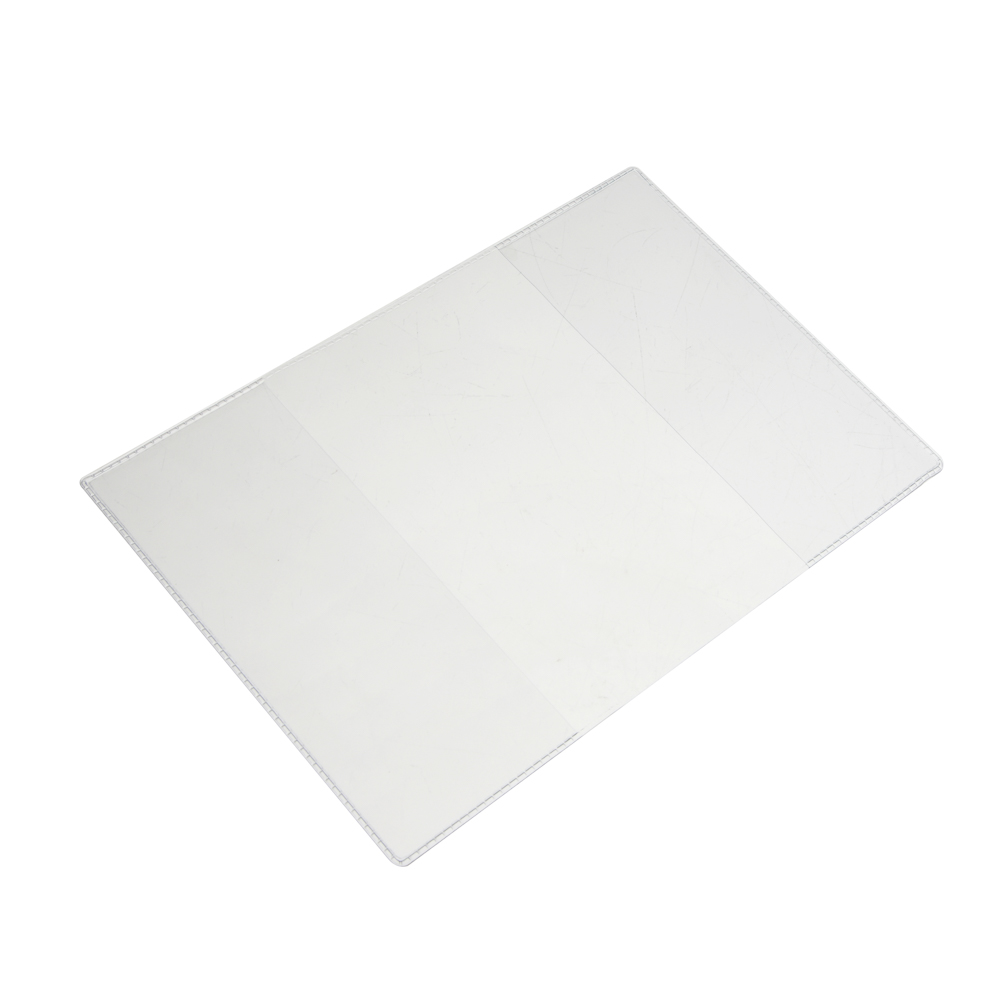 Обложка на паспорт прозрачная, 13,2х9,2см, ПВХ - #1