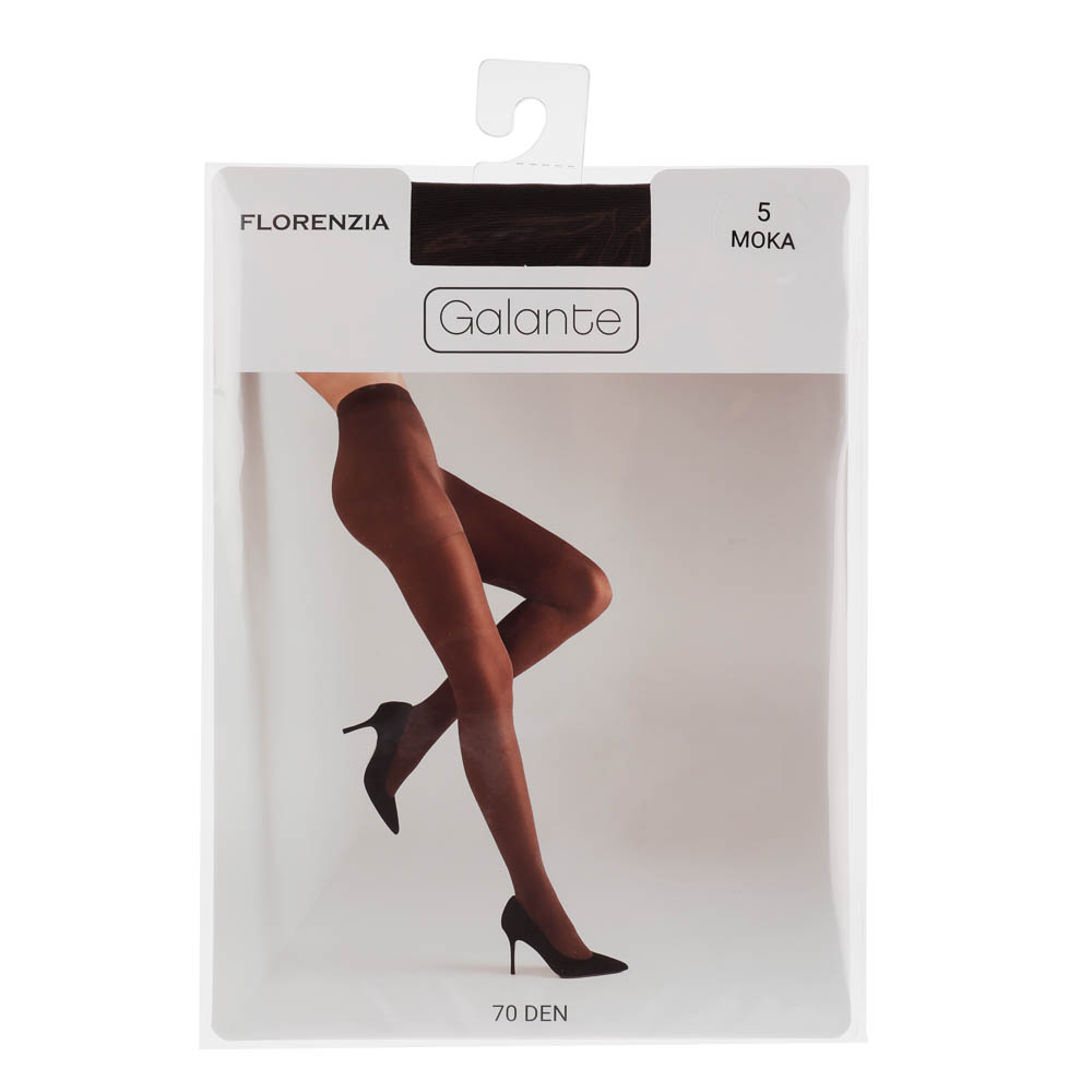 GALANTE Florenzia Колготки 70 DEN с шортиками, 84% полиамид, 16%эластан, размер 5, цвет кофейный - #6