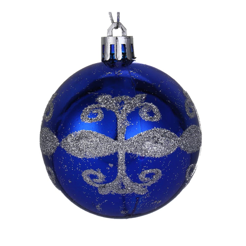 СНОУ БУМ Набор шаров 6 см, 6 шт, синий, 26-135 - #2